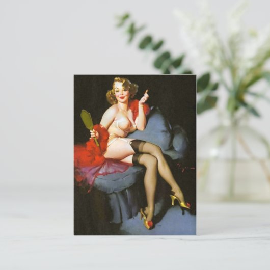 Hand Mirror pop omhoog Briefkaart (Staand voorkant)