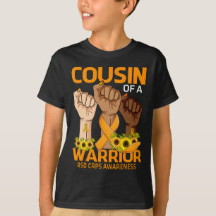 Hand neef van een krijger RSD CRPS bewustzijn Sunf T-shirt