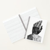 Hand of Creator - Marble Art Notebook Notitieboek (Binnen)