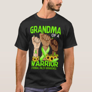 Hand oma van een krijger cerebrale verlamming bewu t-shirt