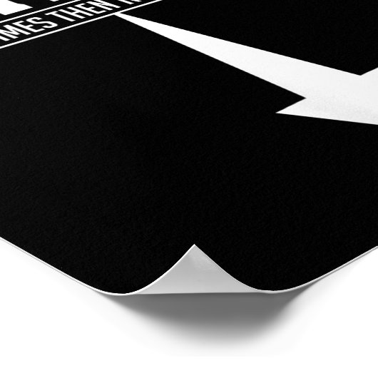 Hand ontsmettingsmiddel Grappig Sarcastisch Volwas Poster (Hoek)