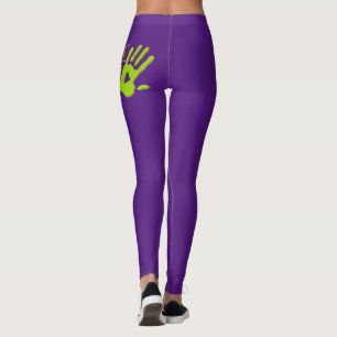 Hand op Hart - Groene Bericht 1 Leggings