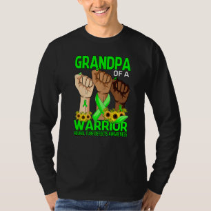 Hand opa van een Warrior Neural Tube Defects Awar T-shirt