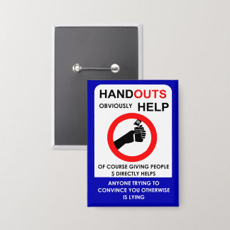 Hand-outs Helpen Uiteraard Button