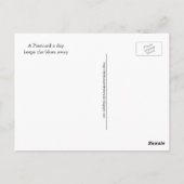 Hand over het Briefkaart en niemand raakt gewond (Achterkant)