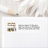 Hand over het Snoep Halloween Tshirts and Gifts Etiket (Insitu)