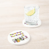 Hand over het Snoep Halloween Tshirts and Gifts Zandsteen Onderzetter (Zijkant)