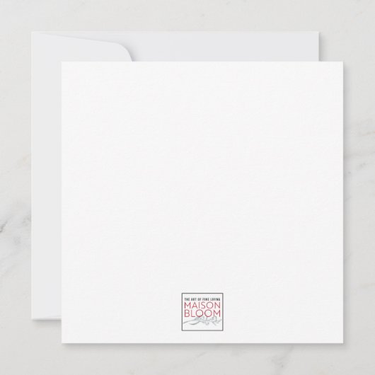 HAND PAINTED BLANK CARD (Achterkant)