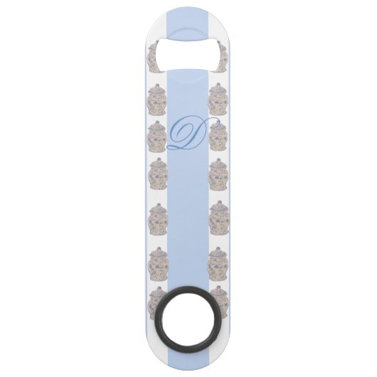 Hand Painted Chinoiserie Ginger jar jars Speed Flessenopener (Voorkant)