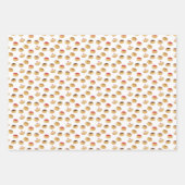 Hand Painted cute and fun Hannukah patterned Inpakpapier Vel (Voorkant 2)