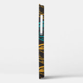 Hand painted grange texture. Ink geometric element Case-Mate iPhone Case (Achterkant / Links)
