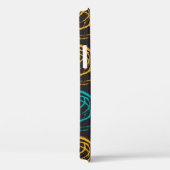 Hand painted grange texture. Ink geometric element Case-Mate iPhone Case (Achterkant / Rechts)