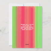 Hand Painted Merry and Bright Feestdagenkaart (Achterkant)