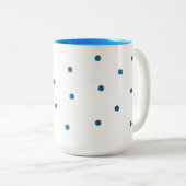 Hand-painted Peafowl Mug (Devant droit)