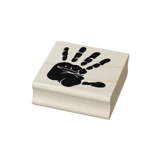 Hand Print Silhouet Art Stempel (Stempel)