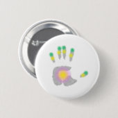 Hand Ronde Button 5,7 Cm (Voorkant /achterkant)