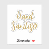 Hand Sanitiser Opslag Sticker (Vel)