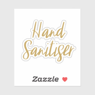 Hand Sanitiser Opslag Sticker