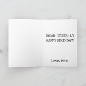 Hand Sanitizer Funny Verjaardag Kaart (Binnen)