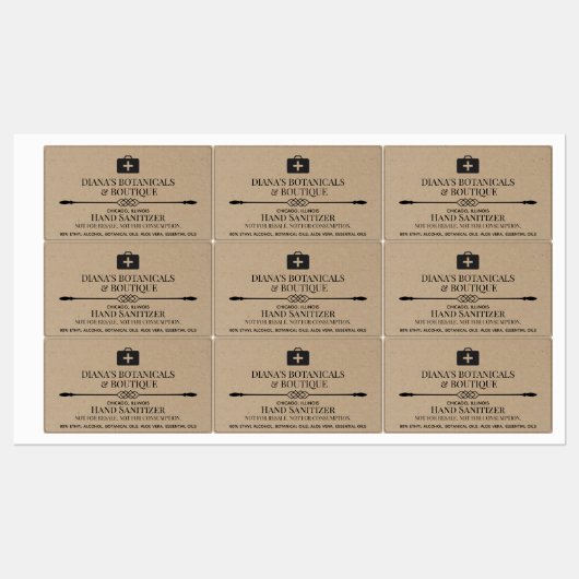 Hand Sanitizer Labels (Vel)