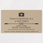 Hand Sanitizer Labels (Design 1)