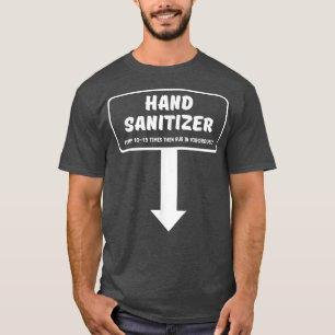 Hand SanitizerFunny Adult Humor Kerstmis Naughty T-shirt