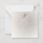 Hand Script Monogram Custom Glamour Sjabloon (Achterkant)