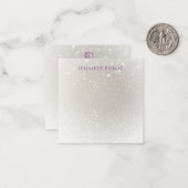 Hand Script Monogram Custom Glamour Sjabloon (Voorkant / Achterkant in situ)