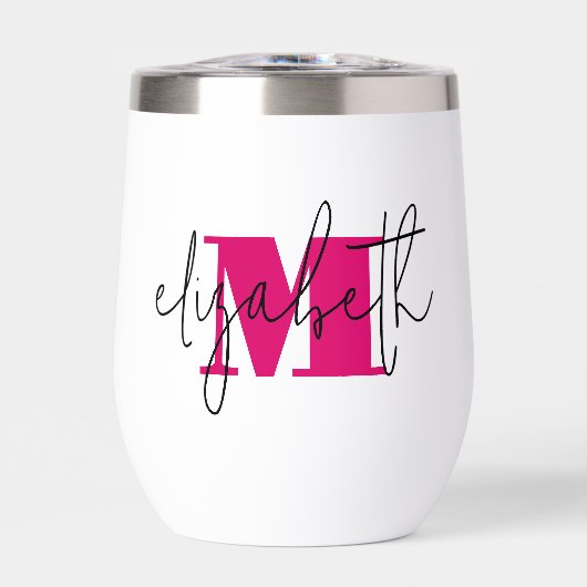 Hand Scripted Naam Monogram (Voorkant)