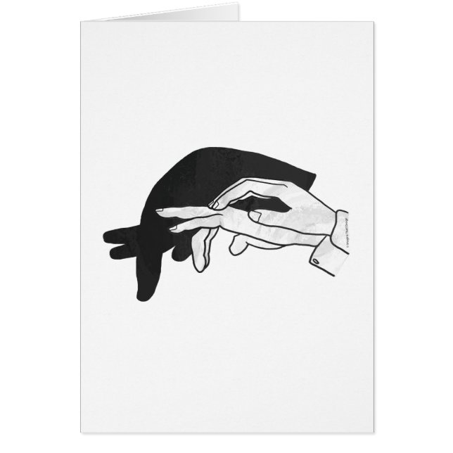 Hand Silhouette Anteater (Voorkant)