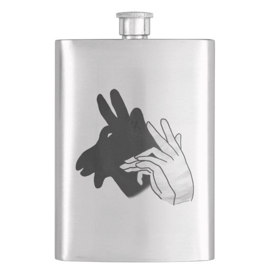 Hand Silhouette Billy Goat Flacon (Voorkant)