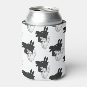 Hand Silhouette Billy Goat Gray Blikjeskoeler