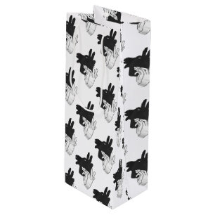 Hand Silhouette Billy Goat Gray Wijn Cadeautas