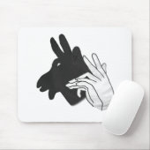 Hand Silhouette Billy Goat Muismat (Met muis)