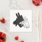 Hand Silhouette Billy Goat Servet (Insitu)