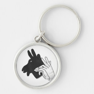 Hand Silhouette Billy Goat Sleutelhanger