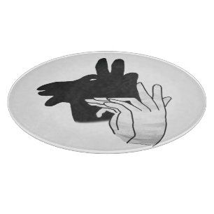 Hand Silhouette Billy Goat Snijplank