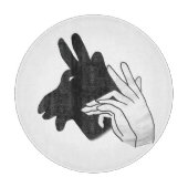 Hand Silhouette Billy Goat Snijplank (Voorkant)