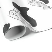 Hand Silhouette Camel Cadeaupapier (Rol Hoek)