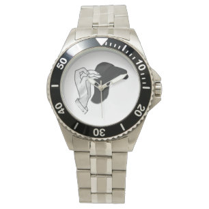 Hand Silhouette Camel Horloge