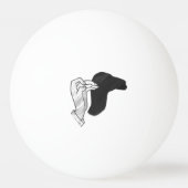 Hand Silhouette Camel Pingpongballen (Voorkant)