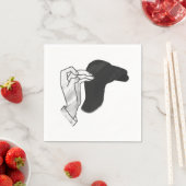 Hand Silhouette Camel Servetten (Insitu)