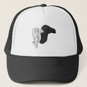 Hand Silhouette Camel Trucker Pet