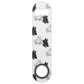 Hand Silhouette Dog Speed Flessenopener (Achterkant)