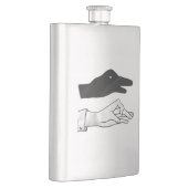 Hand Silhouette Duck Heupfles (Rechts)