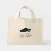 Hand Silhouette Duck Mini Tote Bag (Voorkant)