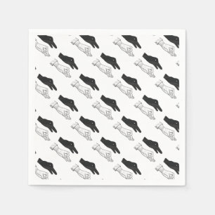 Hand Silhouette Duck Servet