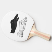 Hand Silhouette Duck Tafeltennisbatje (Zijkant)