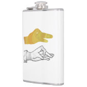 Hand Silhouette Duck Yellow Heupfles (Links)