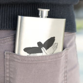 Hand Silhouette Eagle Flacon (Voorbeeld)